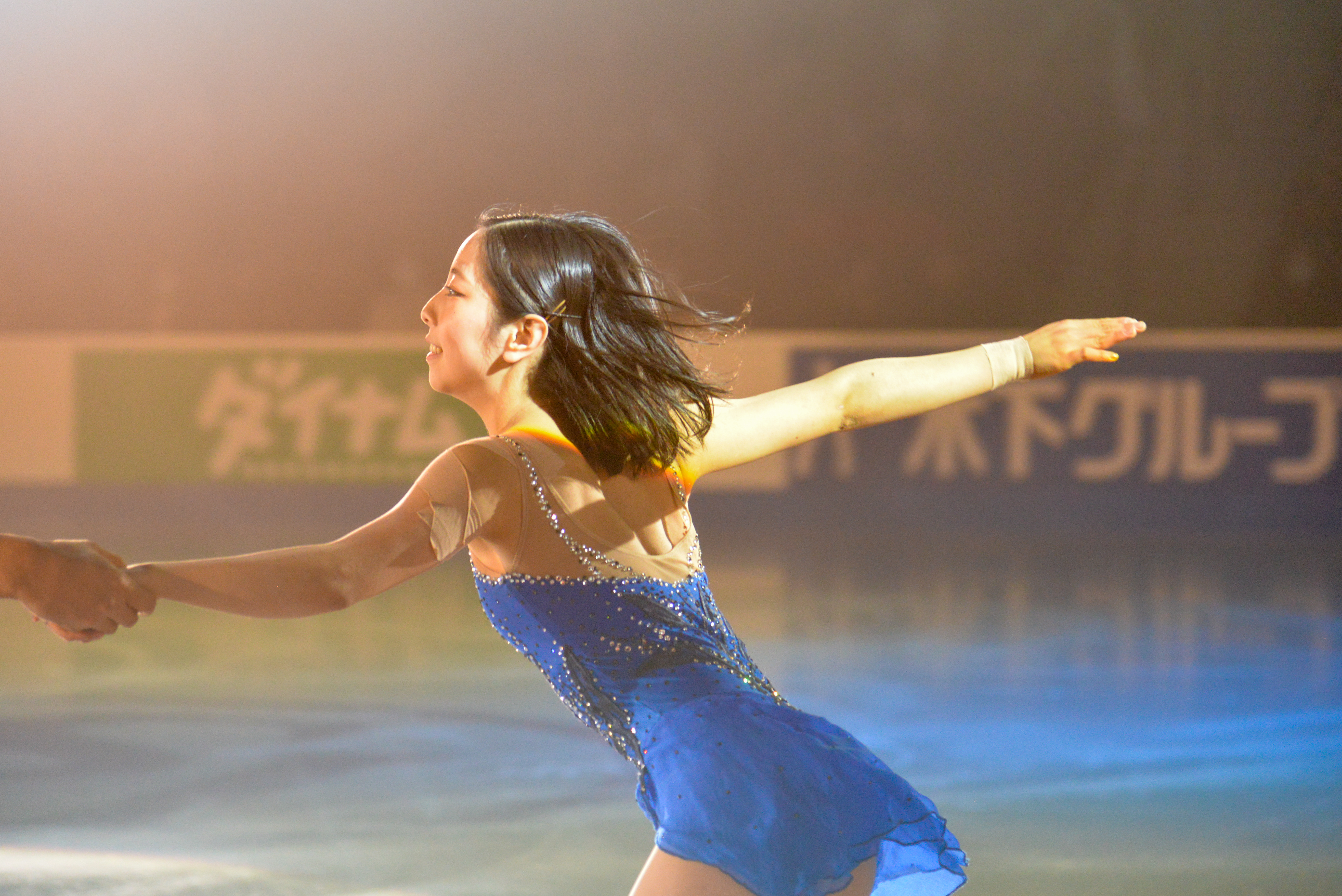 Riku Miura from Japan skating to her Gala performance in Skate Canada International 2022.